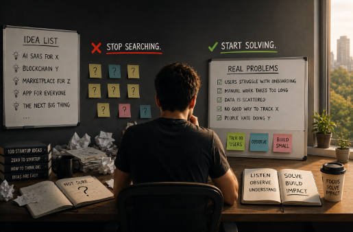 Stop Looking for Startup Ideas
